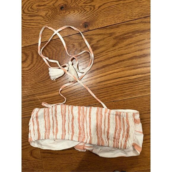 Lost + Wander Striped Tassel Tie Bandeau Top – Size S - Picture 4 of 4